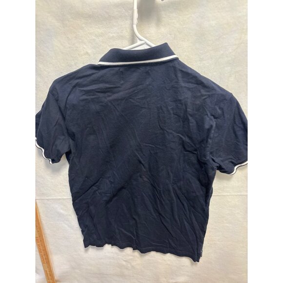 Original Penguin By Munsingwear Navy Polo Shirt S/P/CN Cotton Mens Short Sleeve - Picture 10 of 11